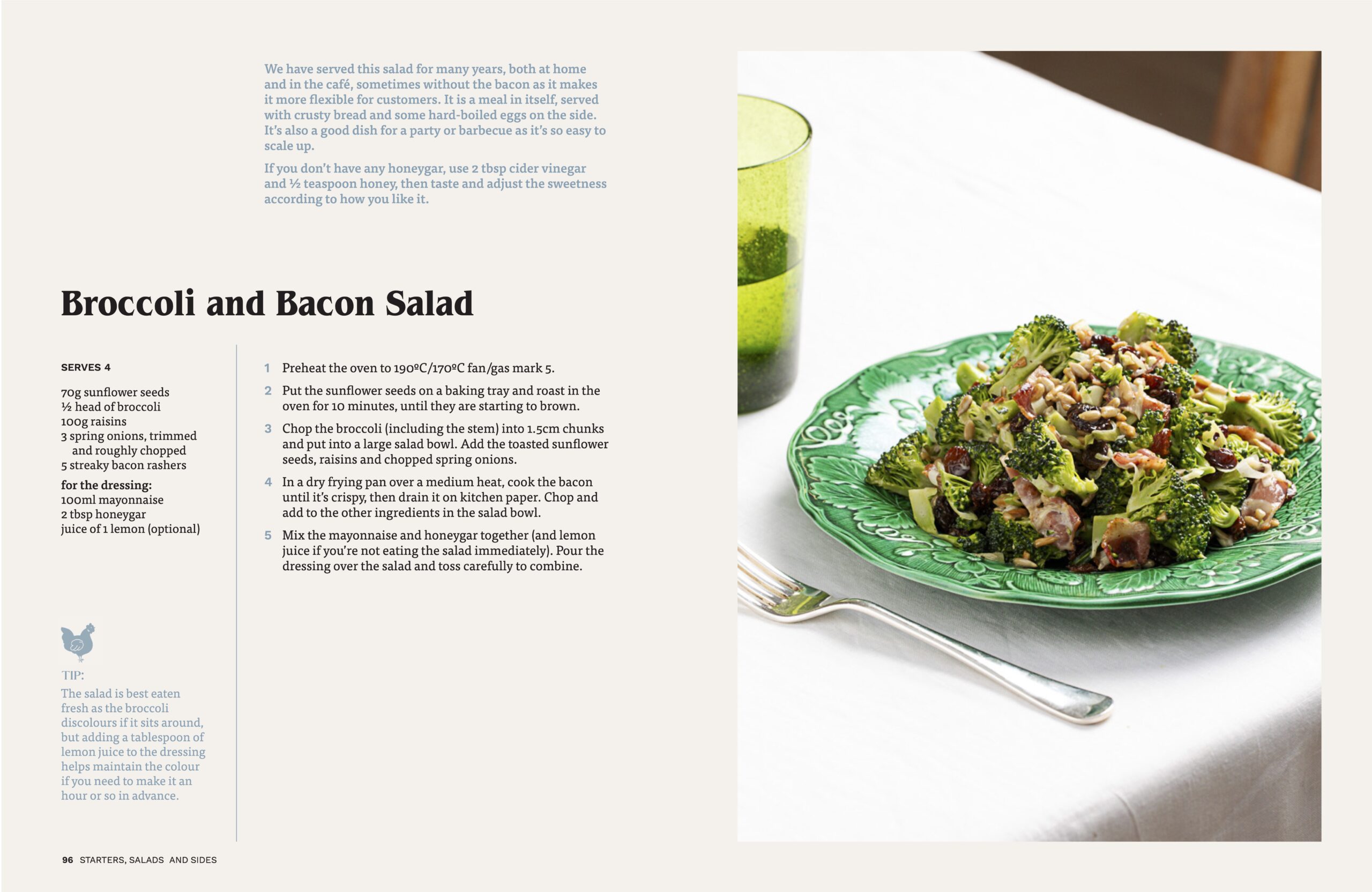Broccoli and bacon salad recipe